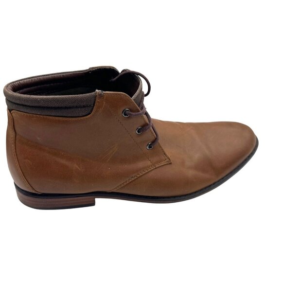 Parker & Sky Size 8 Lace-Up Mens Ankle Boots Brown - Picture 3 of 12